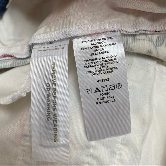 Loft Ruffle Pocket Floral Shorts - Picture 9 of 9